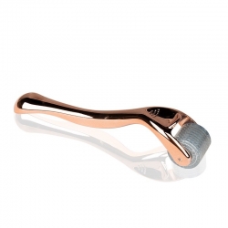 DERMA ROLLER DO MEZOTERAPII ROSE GOLD 0,75mm 192 IGŁY TYTANOWE